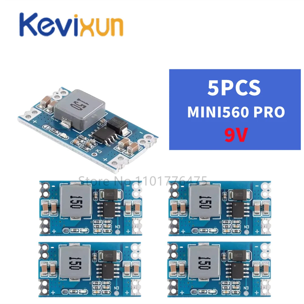 5/10pcs Mini560 5A DC-DC Mini560 PRO Step-Down Stabilized Voltage Supply Module 6-30V To 3.3V 5V 9V 12V