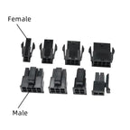 10Set Molex 3.0mm Plug-in Male Female Housing Terminals Connector 2*1/2/3/4/5/6/7/8/9/10/11/12P MX3.0mm Double Row Connector