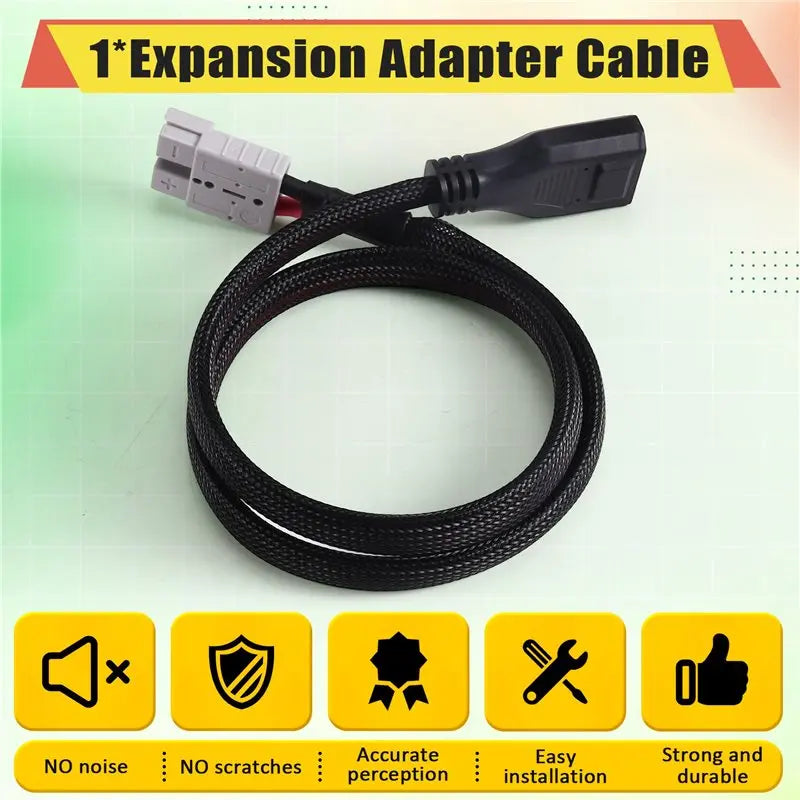 FULL-8AWG Cable XT150 To Anderson Cable For Portable Power Station , Extra Battery Cable For Ecoflow Delta