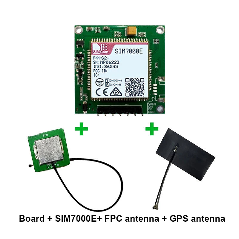SIMCOM SIM7000E LPWA+GSM+NBIOT+CATM Core Board Development kit with Antenna Modem Board SIM7000E for Europe/Middle East/Africa