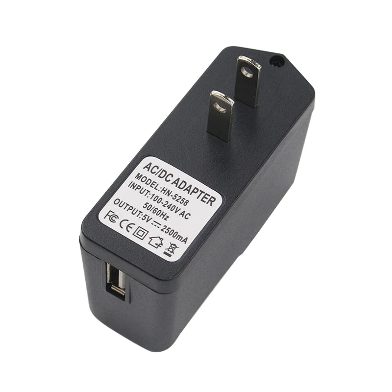 10 PC Power Supply  5V 2.5A  Power Adapter + Switch ON/OFF Micro USB Port Cable for Raspberry Pi 3B+ Orange Pi Zero 2 Banana Pi