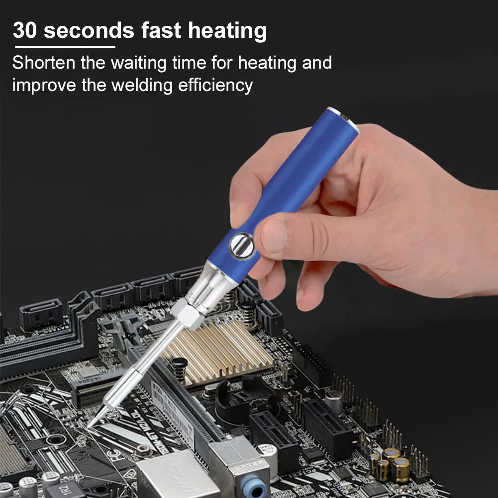 510 Thread Portable Electric Soldering Iron Pen with USB Charger 350/650/1100mAh Pen Solder Iron Heat Devices Welding Tool Kit