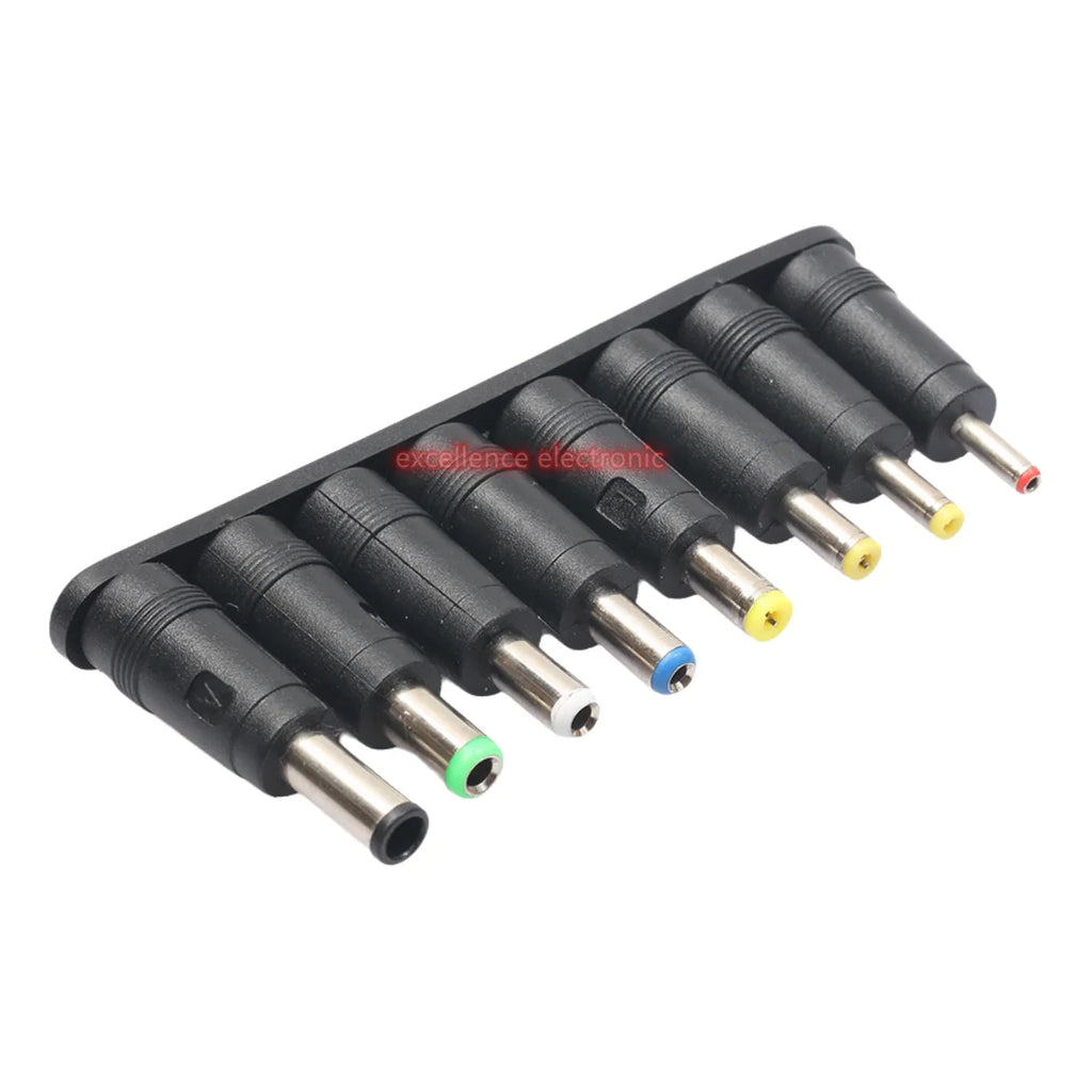 8Pcs AC DC 5.5X 2.1 MM Female Jack Plug Adapter Connectors TO 6.3 6.0 5.5 4.8 4.0 3.5mm 2.5 2.1 1.7 1.35mm Male Power Adaptor