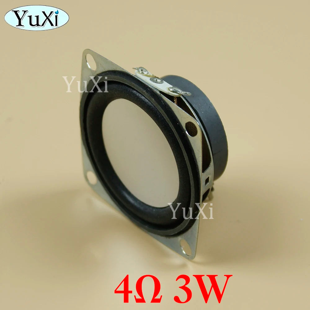1Pc 5W 4Ohm Full-frequency Speaker Square Bluetooth Audio Radio External Magnetic Loudspeaker 3W 4Ohm 53MM
