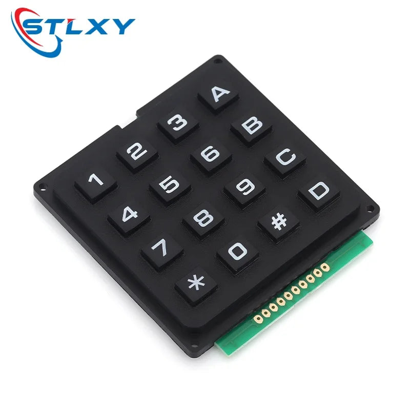 3*4 4*4 Matrix Switch Keyboard Keypad Array Module ABS Plastic Keys 4x4 3x4 12 16 Key Button Membrane Switch DIY Kit forArduino