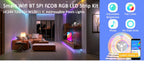 WS2812B Led Strip WS2812 RGB Individually Addressable Smart Led Lights Strip Black White PCB IP30/65/67 Waterproof 0.3W/LED DC5V