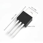 5pcs/lot High-Performance Power MOSFET Transistor IRF1404 IRF540N IRF530N IRFZ44N IRF9540 IRF840 IRF840 Field-Effect Transistors