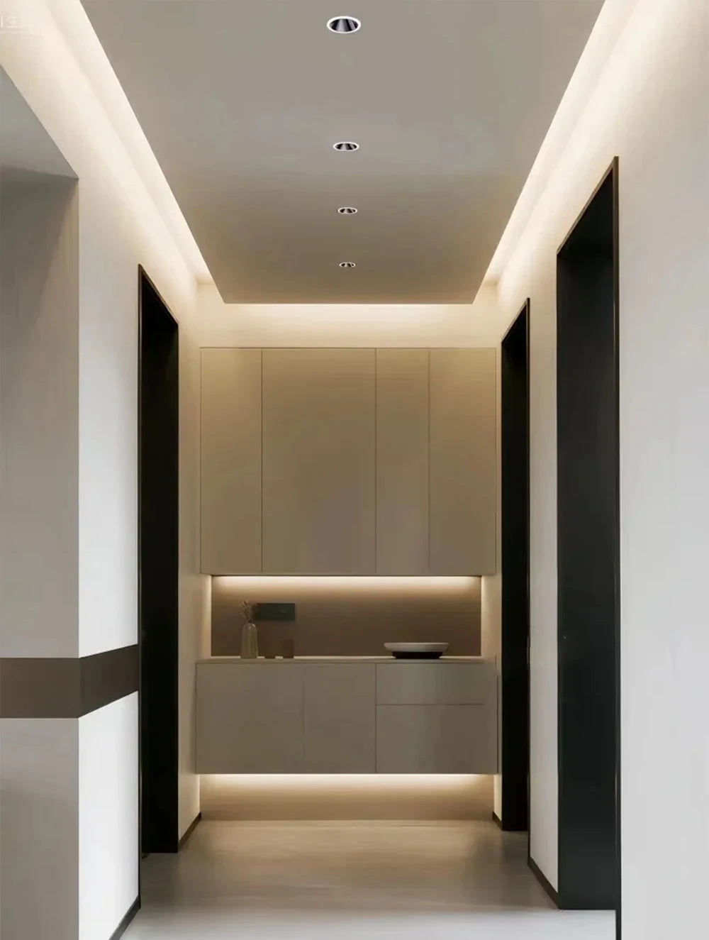 3CCT Tuya Bluetooth/Zigbee Matter Recessed Smart LED COB Spotlight Ultra Thin Anti-glare High CRI 95 Aluminum Ceiling Lamp