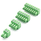 5Pcs 15EDGK 3.5mm 3.81mm Pitch PCB Screw Terminal Block 2-12 Pin Plug-in Wiring Holder Plug Body Connector