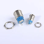 12/16/19/22mm Waterproof Metal Push Button Switch LED Light Momentary Car Engine Power Switches 5V 12V toggle 220V Volt