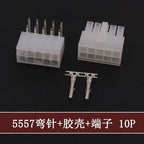 5Sets Molex 4.2mm Automotive Wire Connectors Plug 5557 Series RA Wafer Female Terminal 2-24P Housing for Electrical Wiring