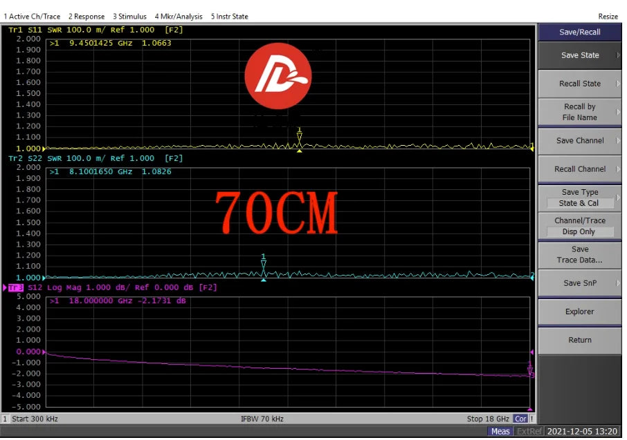 SMA high-frequency test cable SS405 wire 18GHZ ultra flexible wire SMA connector test grade SMA male