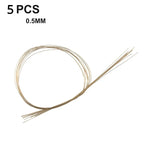 Silver Solder Wire Low Temperature Easy-Flow Low Melting Point Solder Rods (0.5/0.7/1.0/1.5mm Diameter) for Jewelry Welding