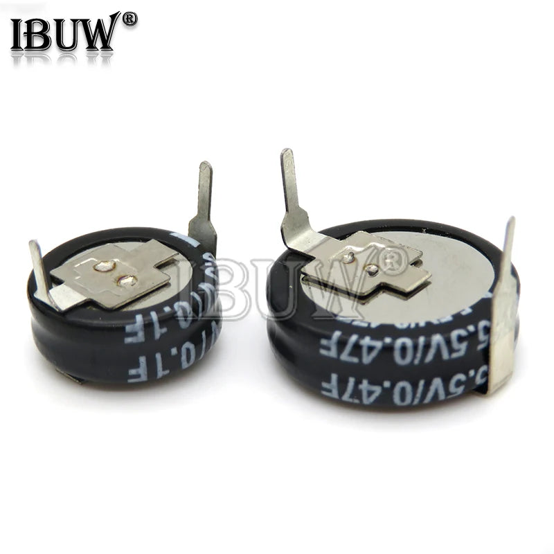 1PCS/lot H type 5.5V Super capacitor 0.1F 0.22F 0.33F 0.47F 1F 1.5F 4.0F Button Farad capacitor