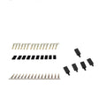 5/10 Pairs Jr Futaba Servo Receiver Connector Plug with Lock and Male Female Gold Plated Terminals Crimp Pin Kit for RC Battery