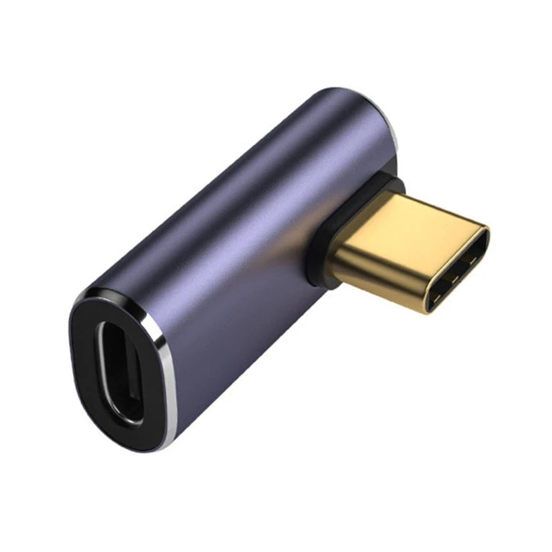 USB C Right Angle U-Shape Straight Angle Adapter Type C to Type C 40Gbps Fast Data Adapter Converter Charging Adapters