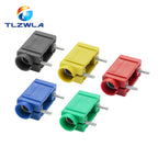 5PCS 4mm Banana Female Socket Right Angle PCB Mount Insulated Jack Connector