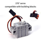 2KG Programmable 270 360 Servo Motor Compatible With Lego Building Blocks For Arduino Projects DIY Electronic Parts