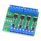 1/5/10Pcs 4-Channel MOS Optocoupler Isolation Module DC3-20V 10A Fotoelektrische Isolator with Signal Indicator Light