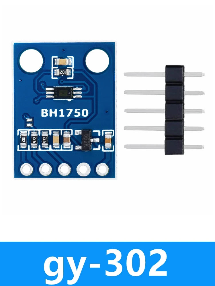 GY - 30 / GY - 302 BH1750 BH1750FVI Light Intensity Illumination Module: 3V - 5V Compatibility for Arduino Projects