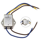 Power Filter Line Audio Purifier CW1BL AC 250V AntiInterference Designed for Electrical and Household Equipment Rated 3A 6A 10A