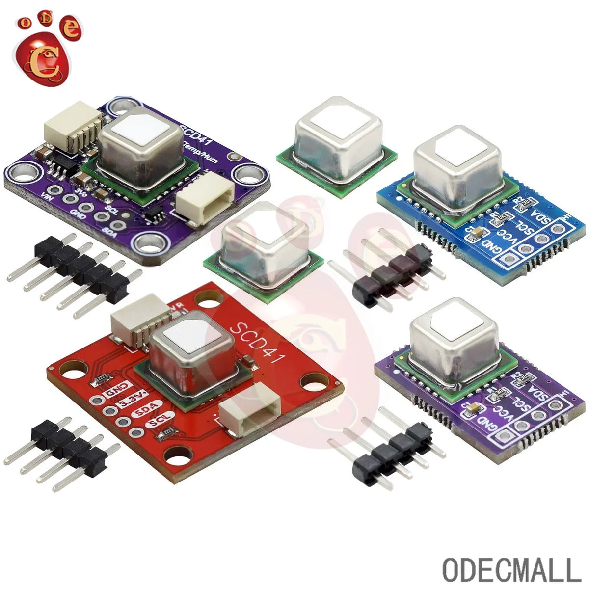 SCD40 SCD41 gas sensor module detects CO2 carbon dioxide temperature and humidity in one sensor I2C communication