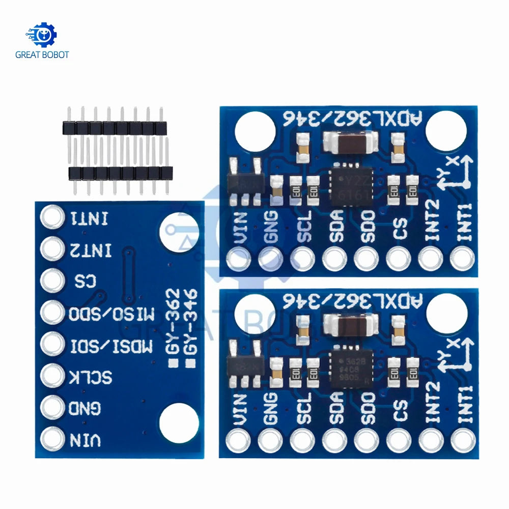 ADXL345 Alternative GY-346 Sensor Module - ADXL362/ADXL346 I2C/SPI Interface for Arduino Compatible