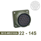 MS3102 MS3106 MS3108 Military Specification Connector 5015 MIL STD 8pin 19pin Plug&Socket 22-14 22-23 MIL-C Circular Connectors