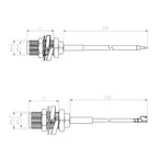 5PCS IPX to SMA Connector Cable SMA Male to uFL/u.FL/IPX to SMA Female RF1.13 RF Coaxial WIFI Antenna Pigtail Extension Cable