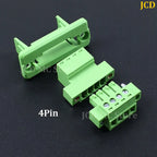 1/3/5 Set WF2EDG Pitch 3.81mm 2P/3P/4P/5P/6P/8P/9P/10P/12P/16P/24P Pluggable Terminal Block Connector 15EDGWC 3.81mm Pitch