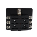 Blade Holder Fuse Box 12/10/8/6 Ways Modified Terminal Block Fuse with LED Warning Light 12V~24V Power Distribution Panel Boat