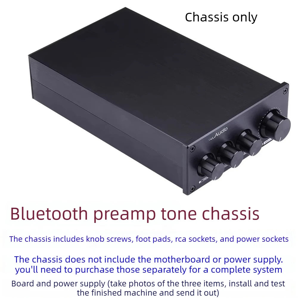 Hi-Fi Bluetooth 5.1 Audio Preamplifier Board OPA2604 PCM5102 DAC Decoder AUX Input LDAC Lossless Tone Adjustment Module