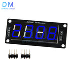 TM1637 LED Display Module for Arduino 4 Digit 7 Segment 0.56 inch Time Clock Indicator Tube Module Red Blue Green Yellow White