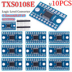 1-10PCS TXS0108E Logic Level Shifter Bi-Directional Module 3.3V 5V 8 Channel Voltage Level Translation Module for Raspberry Pi
