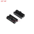 5/10pcs 1.27mm Pitch Fc-6/8/10/16/20/40 Pin Female Header Idc Socket Connector For 0.635mm Flat Ribbon Cable Wire 6p 10p 20p 40p