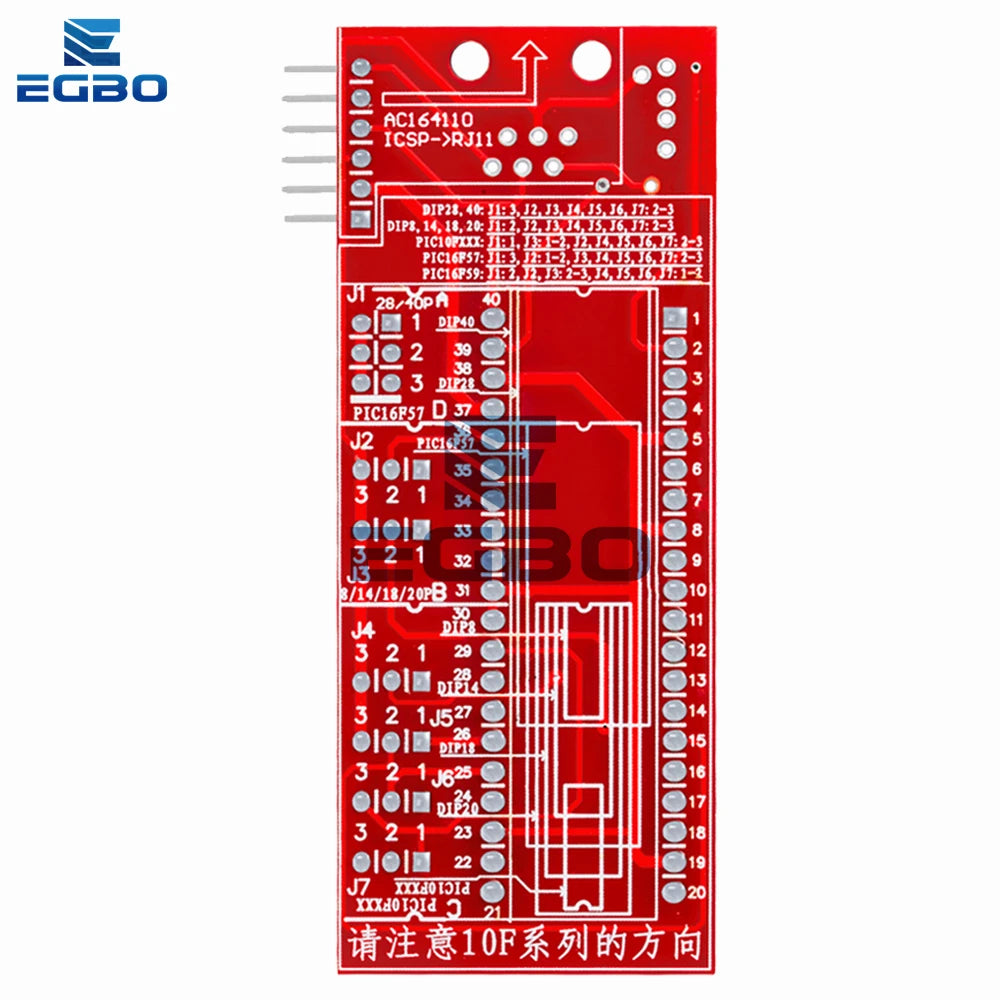 1~5PCS PIC ICD2 PICKit 2 PICKIT 3 Programming Adapter PICKIT2 PICKIT3 Universal Programmer Seat