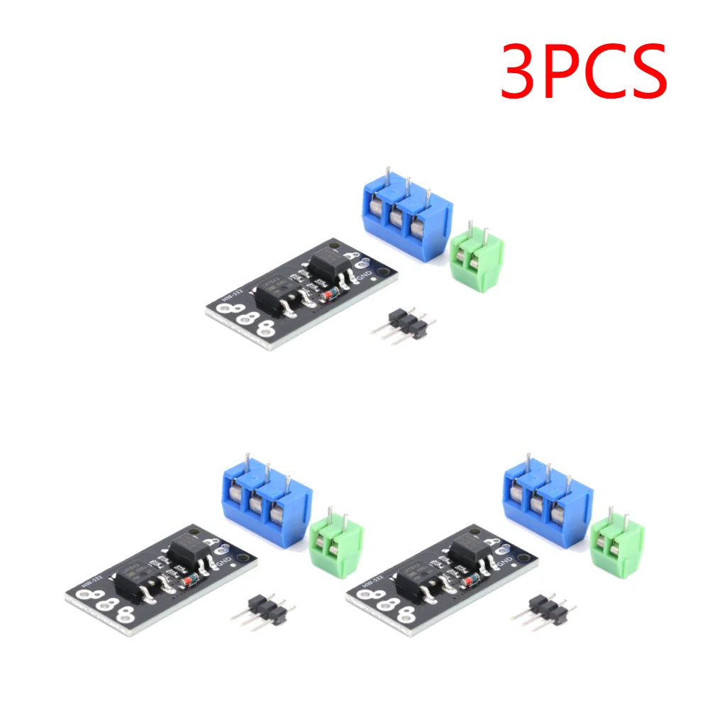 1-10pcs HW-532B LR7843 FET Module Isolated MOSFET MOS Tube FET Module Replacement Relay Board for Motor Start Stop Control