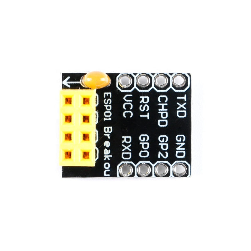 5pcs ESP8266 Adapter Board Breakout Plate Breadboard ESP01 WiFi Transceiver Module ESP-01 ESP-01S