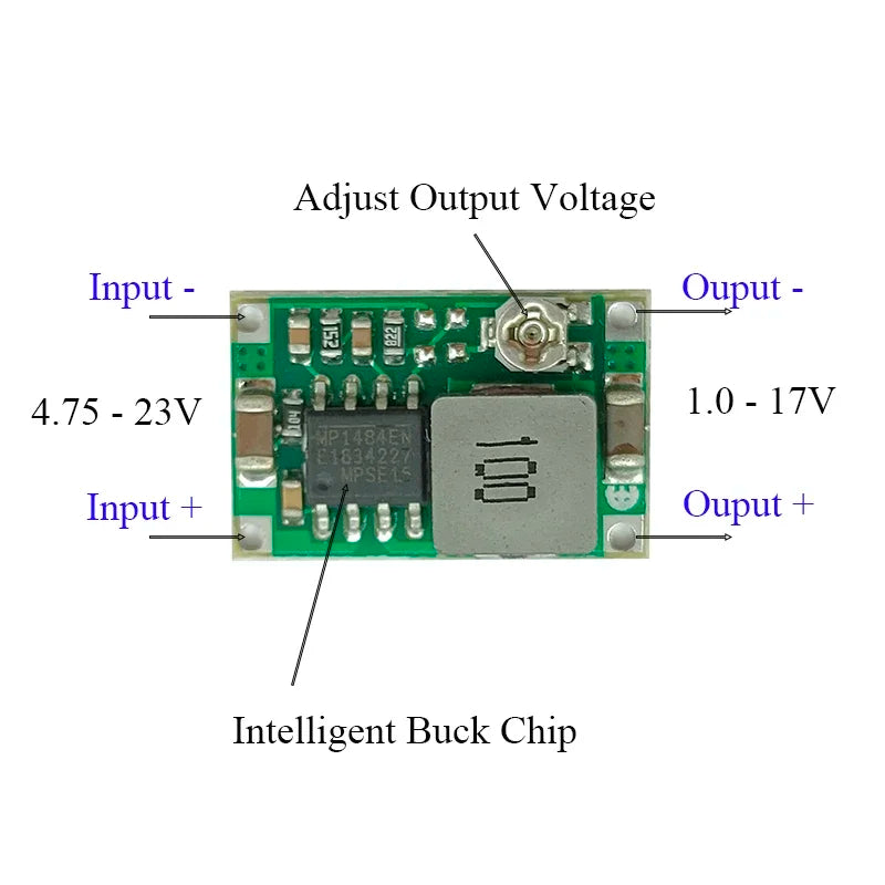 1/5/10PCS Mini360 Model Airplane Power Supply Step-down Module DC Ultra-small Supply Module Car Power Supply Ultra LM2596