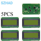 1-10PCS 2004A LCD Display Module I2C IIC Interface 20x4 Character Screen 3.3V 5V Blue Yellow-Green Backlight for Arduino