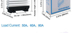LCTC SSR Solid State Relay Single Phase Din Rail Mounted Slim Relay With Heat Sink 10A 25A 40A 50A 60A 80A Industrial Relay