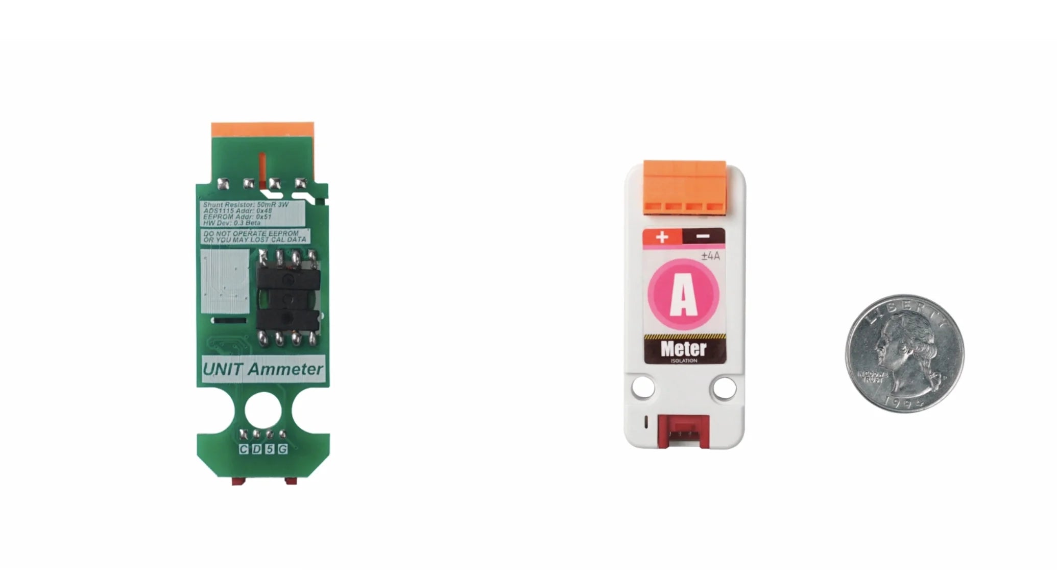 M5Stack Unit AMeter Sensor, Real-time Monitoring Current Module ADS1115