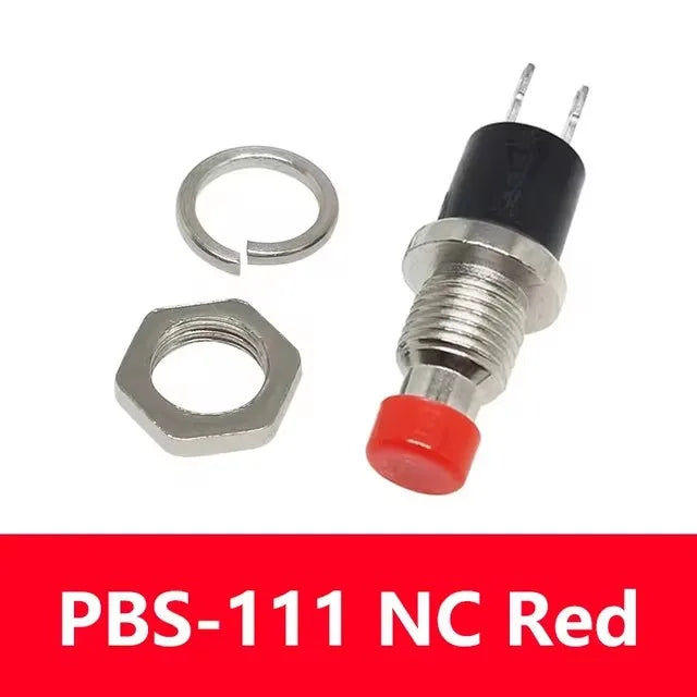 5/20/100PCS 7MM Push Button Switch Momentary PBS-110 Normally Open NO NC Press The Reset Switch ON OFF Micro Switch