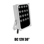940nm AC110V~220V / 12V DC Outdoor IP66 Invisible Infrared Lights Night Vision IR Fill  Lamp For Security Camera