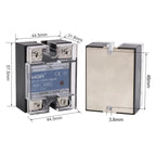 SSR MGR-1 D4810 D4825 D4840 Single Phase DC Control DC Heat Sink 3-32VDC To 220VDC 600V 10A 25A 40A DD Solid State Relay