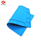 S-140-USA Warehouse Heat Resistant Silicone Soldering Mat Anti-static Insulation Work Pad For Phone Laptop Electronic Repair Maintenance Platform