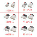 5Pcs/lot JST XH 2.54mm Pitch 2/3/4/5/6/7S 22AWG Silicone Wire Lipo Balance Wires Extension Cable Connector XH2.54 Male to Female