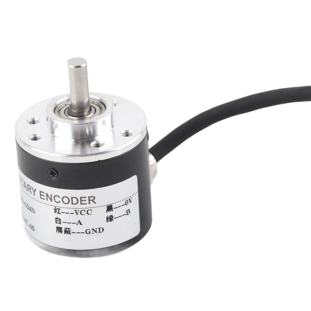 600P/R Magnetoelectric Incremental Rotation Encoder 5V‑24V  2‑Phases Shaft 6mm Magnetoelectric Rotation Encoder Sensor