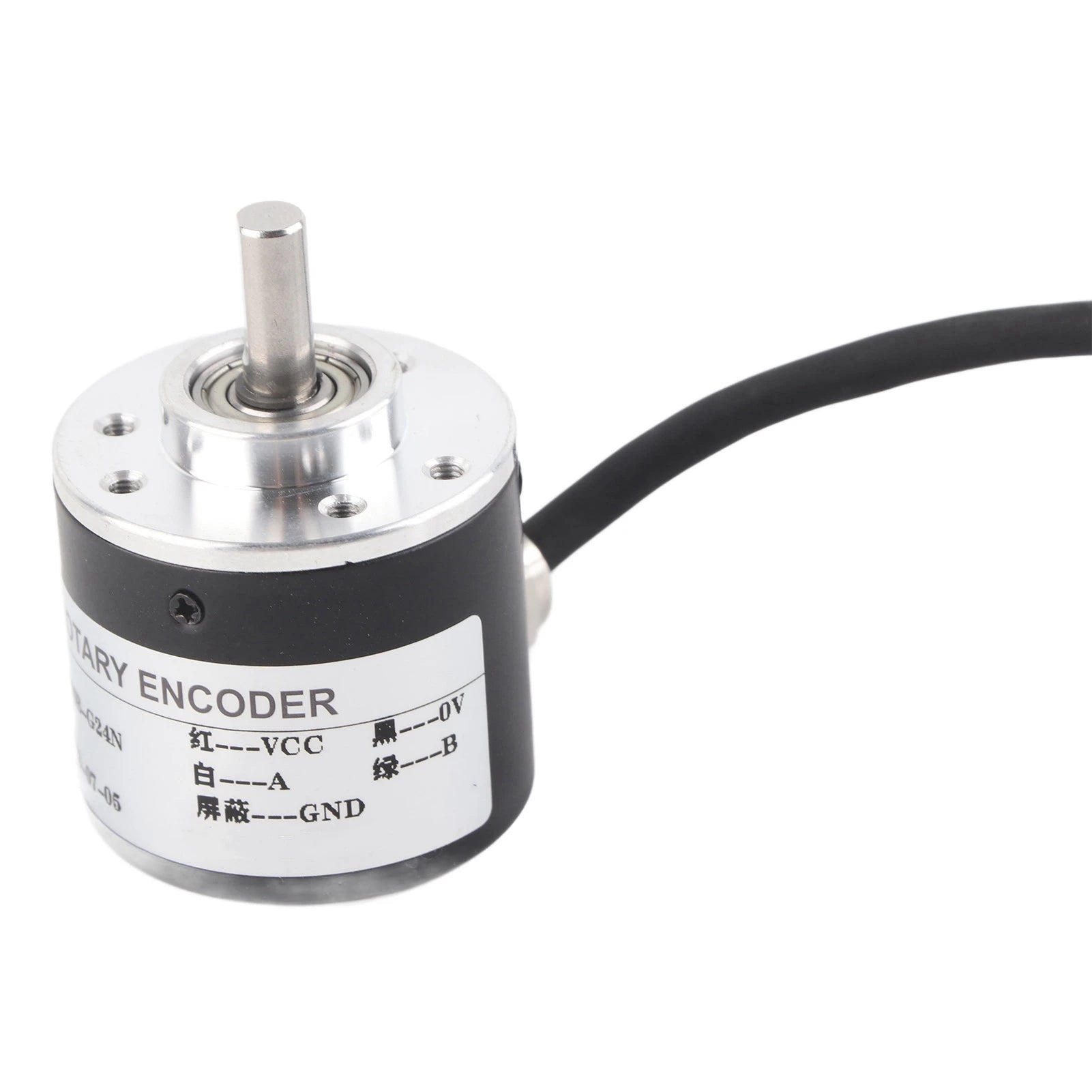 600P/R Magnetoelectric Incremental Rotation Encoder 5V‑24V  2‑Phases Shaft 6mm Magnetoelectric Rotation Encoder Sensor