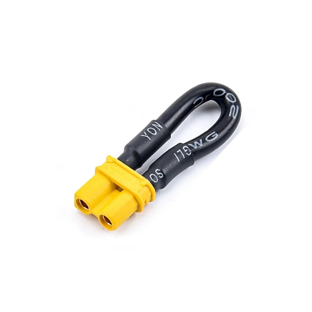 HPXGRC 1Pcs T Deans XT30 XT60 XT90 XT90S EC3 EC5 TRX JR MPX Plug for Bind Plug Loop Connector Short Circut Battery Jumper Cable